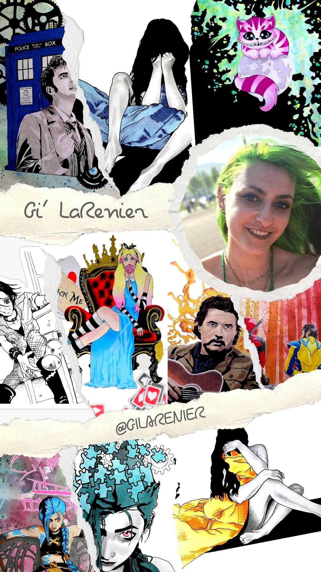 Œuvre de GI’ LaRenier – Exposition à l’Institut DMSB